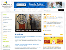 Tablet Screenshot of coniacc.org.br